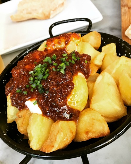 Patatas bravas at El Sortidor in Barcelona