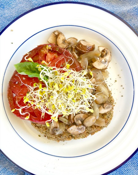 Southwest Sunflower Quinoa Veggie Burgers are a delicious, healthy make-ahead meal.  While this burger doesn't include beef, it is packed with the flavor of rich southwest spices.  Meat-eater approved!  