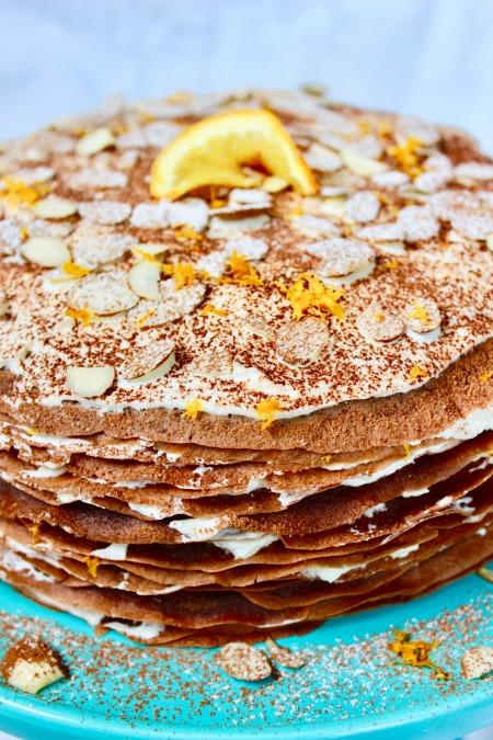 Don't be intimidated by this Chocolate Grand Marnier Crêpe Cake - crêpes are easier than you think and well-worth the effort. 