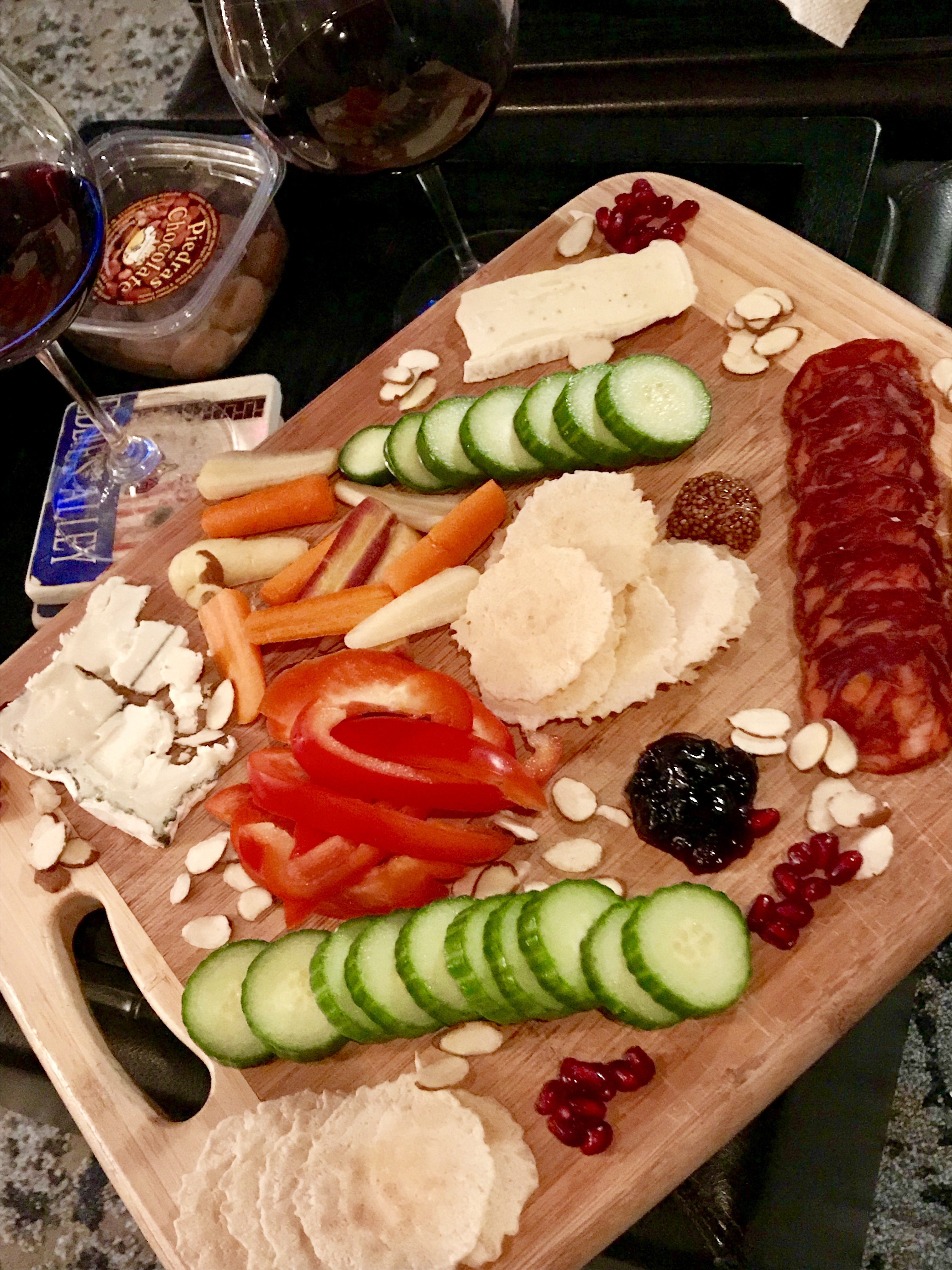 Dinner charcuterie board