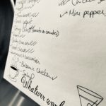 Vegas' fridge food list