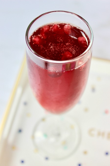 Pro tip: Turn this Pomegranate Aperol Spritz into a brunch drink by putting it in a champagne flute and calling it a pomegranate mimosa.