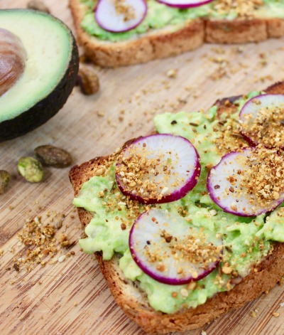 Avocado Toast with Radish & Dukkah