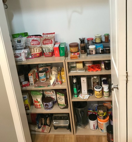 I built my own pantry shelving!