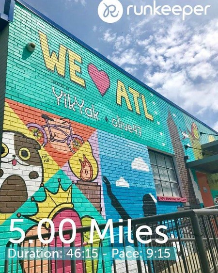 5 mile Atlanta run