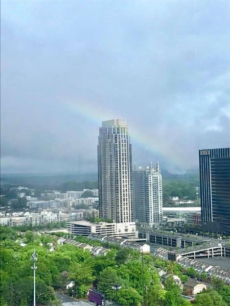 Rainbow over Midtown ATL