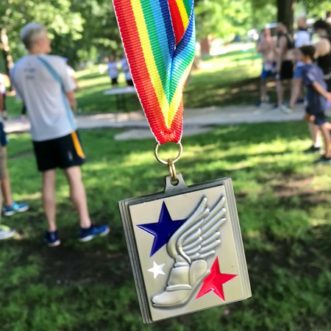 Atlanta Pride Run 2018 medal