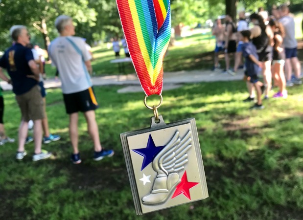 Atlanta Pride Run 2018 medal