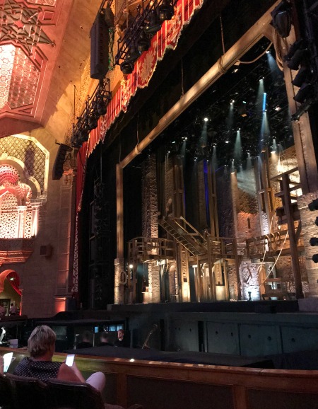 Hamilton set at the Fox Theatre