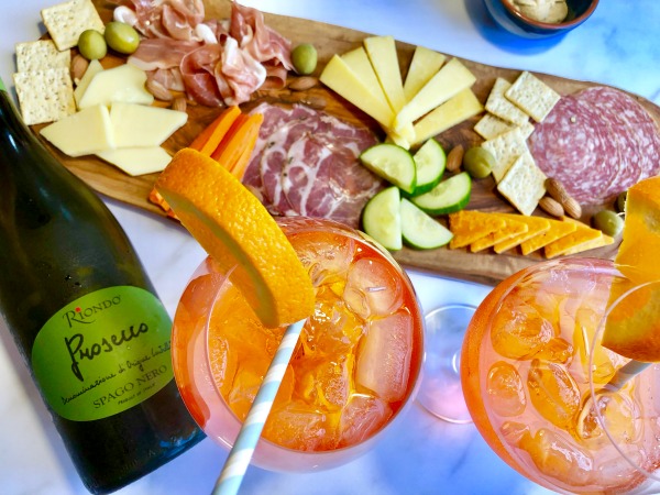 An Aperol Spritz is the perfect way to celebrate the end of the day!