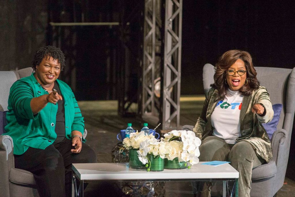 Stacey Abrams and Oprah in GA